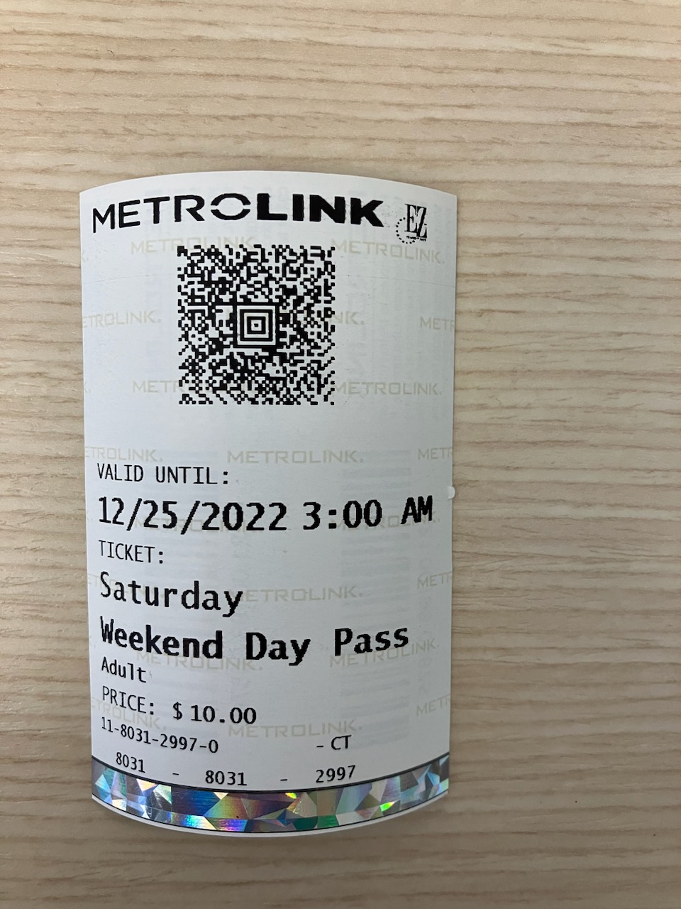 Weekend Day Pass