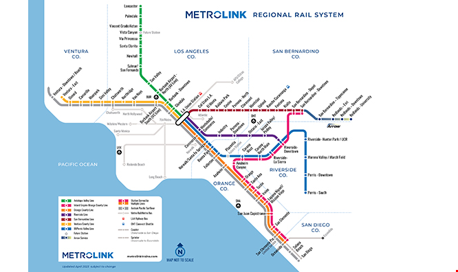 Metrolink System Map